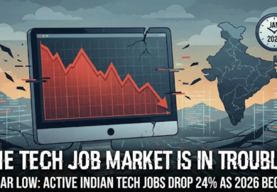 The Tech Job Market is in Trouble (6-Year Low): Active Tech Jobs Drop 24% as 2026 Begins