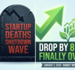 Startup “Deaths” Drop by 81% – The “Shutdown Wave” is Finally Over