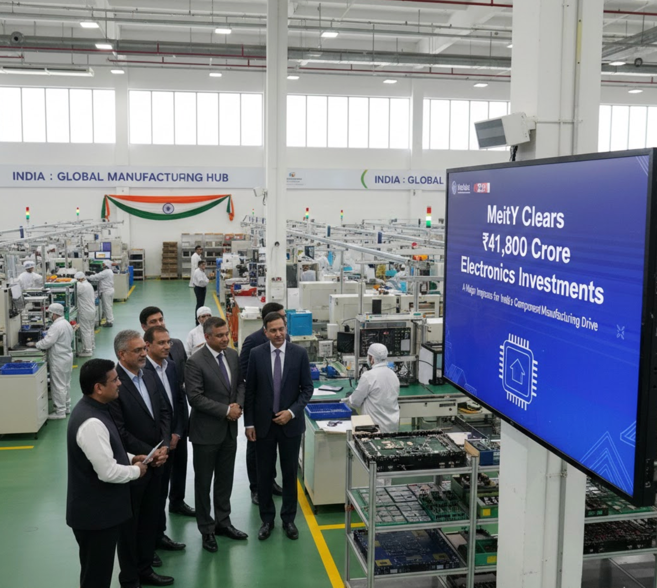 MeitY Clears ₹41,800 Crore Electronics Investments. A Big Signal for India’s Component Manufacturing Push
